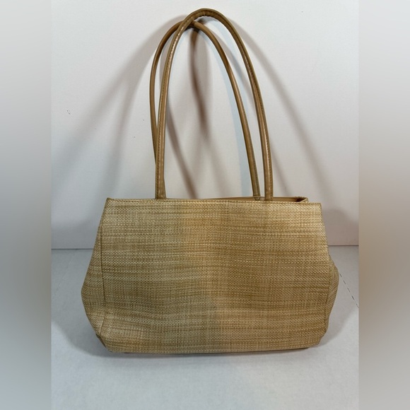 Bueno Multicolor Women Tan  bag  Leather Woven Straw Like Tropical - Picture 3 of 15